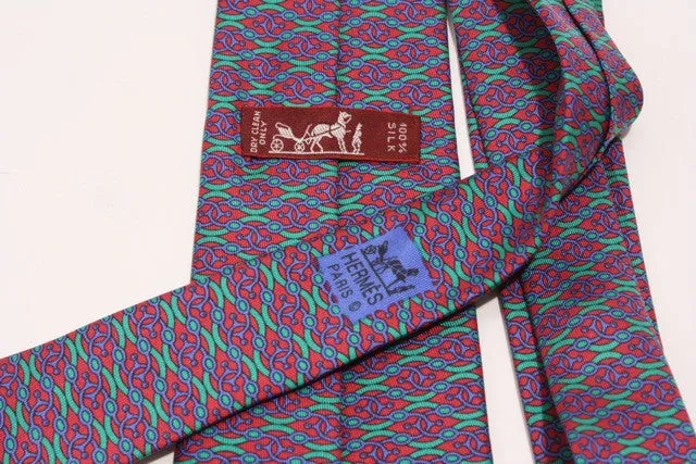 Vintage HERMES Equestrian Tie