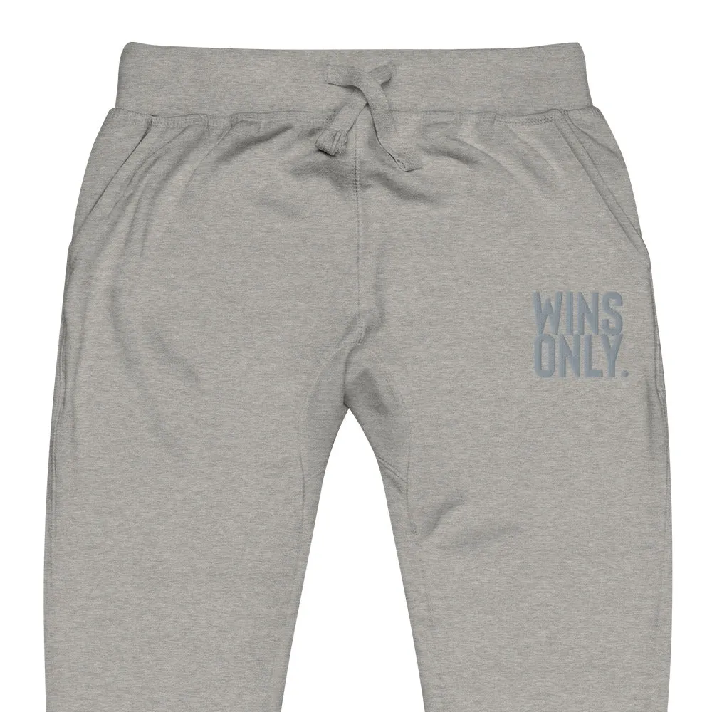 WINS ONLY BOLD GREY DAY JOGGERS