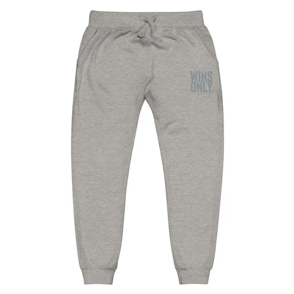 WINS ONLY BOLD GREY DAY JOGGERS