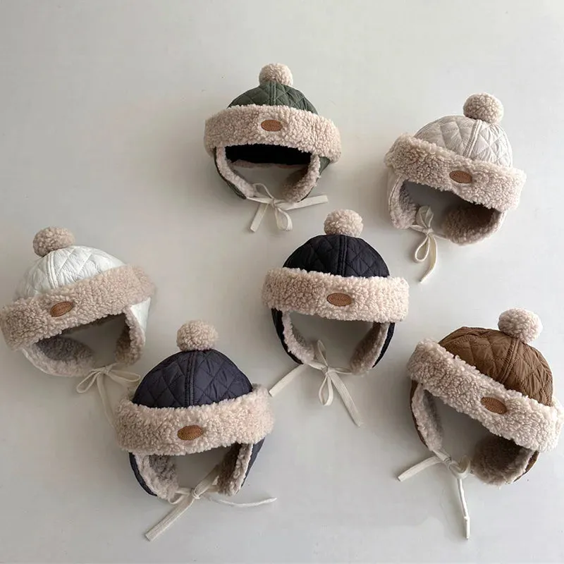 Winter Earflap Beanie Hat