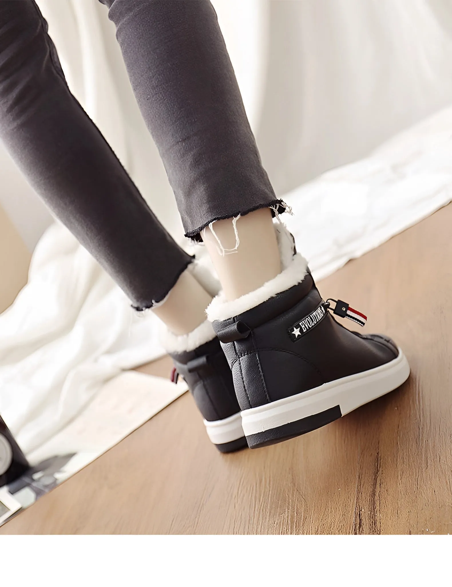 Women's Stylish Pink High-Top Sneakers - Trendy & Comfortable