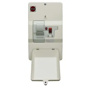 Wylex DSFNFM 100A DP, Metal Enclosed, Domestic Switch Fuse No Fuse Fitted