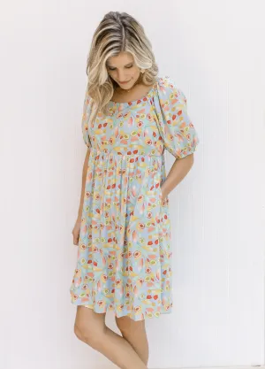 X Sweet Memories Blue Floral Dress