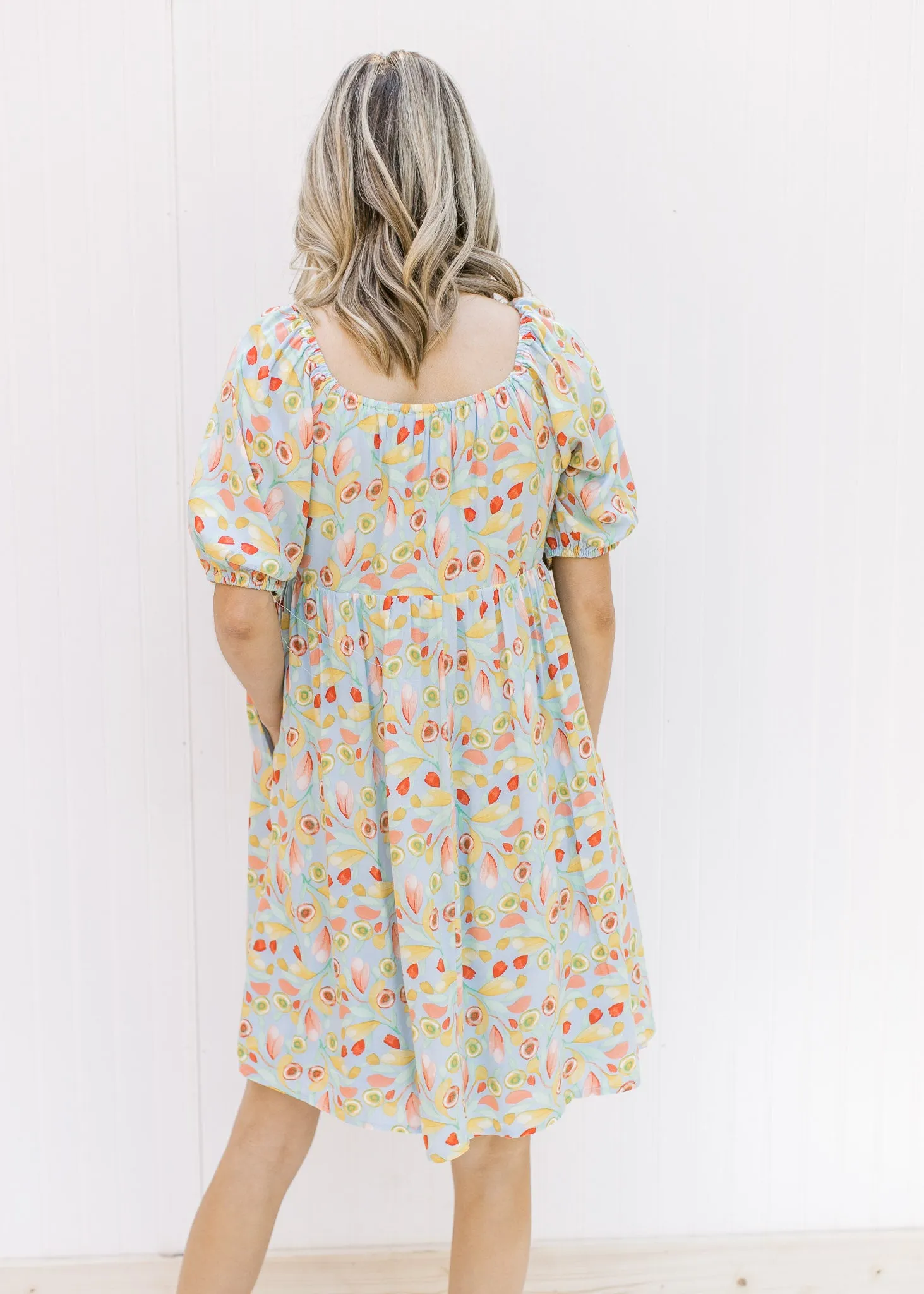 X Sweet Memories Blue Floral Dress