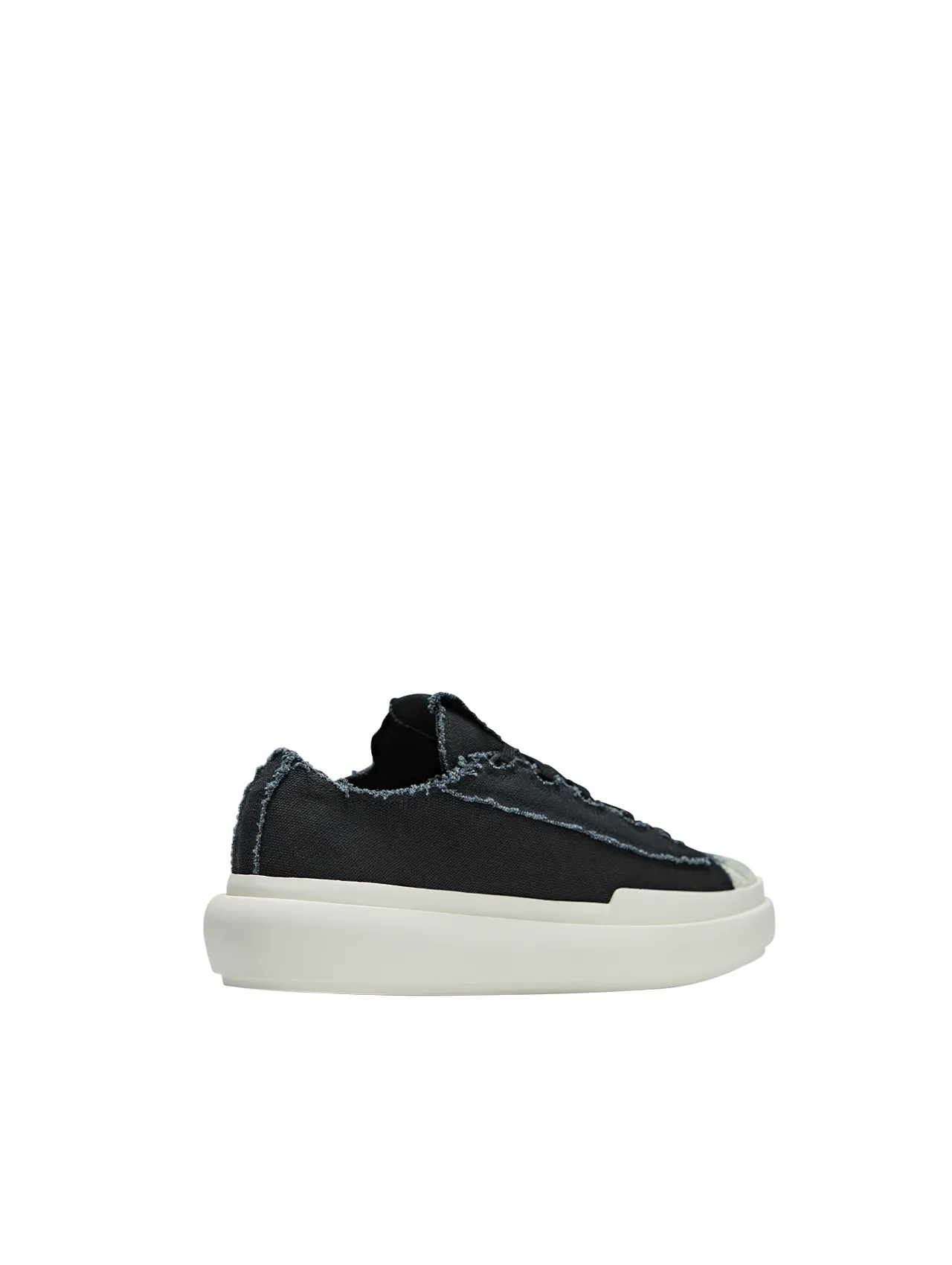 Y-3 Black/Off White Nizza Low-Top Sneakers