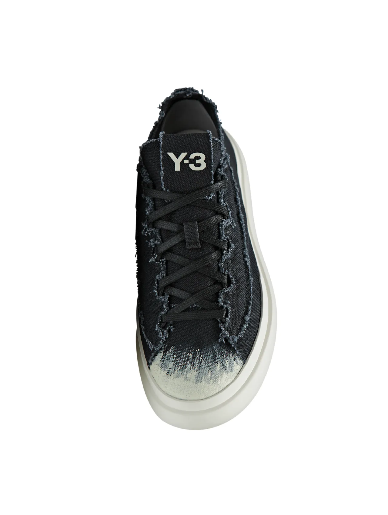 Y-3 Black/Off White Nizza Low-Top Sneakers