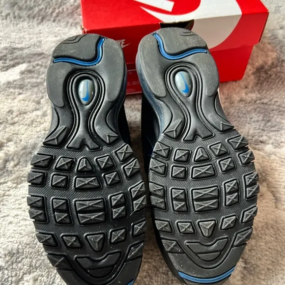 Youth Nike Black and Maria Blue Air Max 97